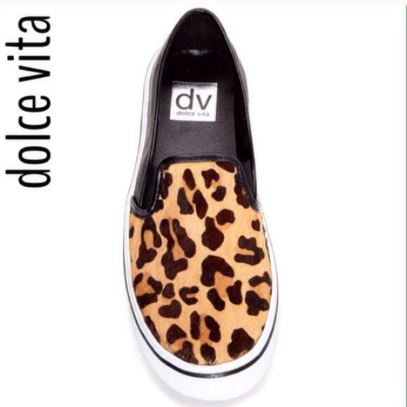 Dolce Vita Shoes - 🎉EDITOR PICK🎉 LOWEST! Leopard Calf Hair Slip Ons