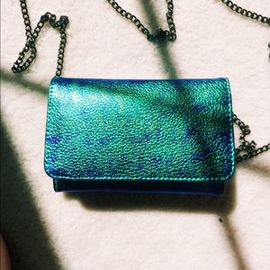 Deena & Ozzy Iridescent Clutch