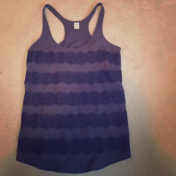 Old Navy Tops - Black Lace Old Navy tank size XS