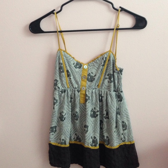 floral baby doll tank