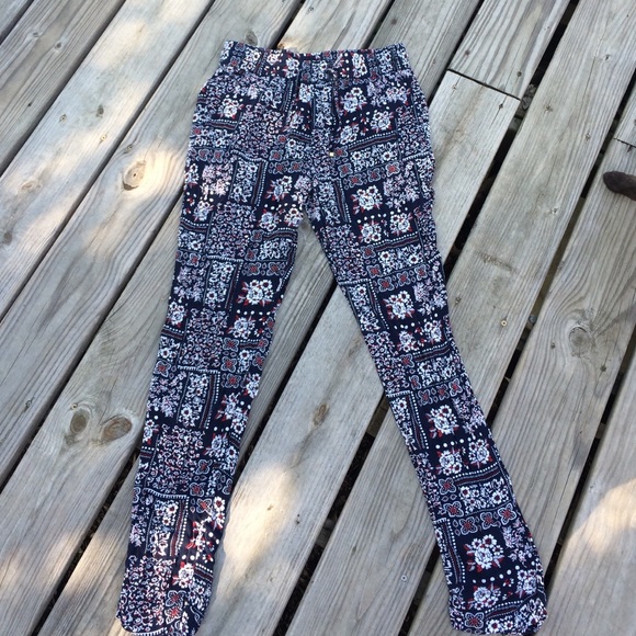 Floral Harem Pants