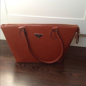 Burnt orange purse