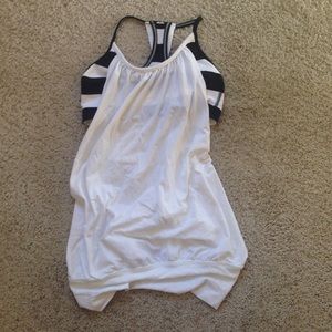 Lululemon tank top with sports bra