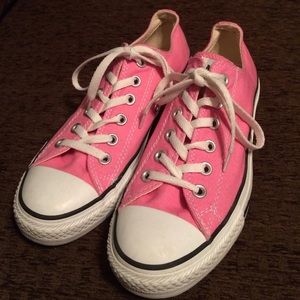 Pink Low Top Converse