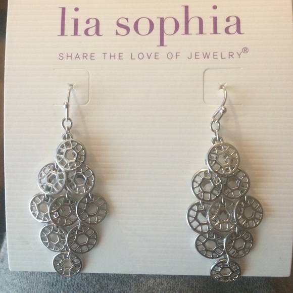 Lia Sophia "Fractal" earrings