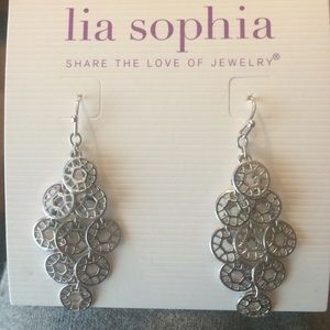 Lia Sophia "Fractal" earrings