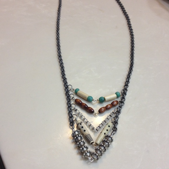 Boho Chic Chain Necklace - Picture 2 of 2