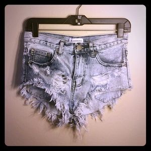 Frayed Cut Off Shorts