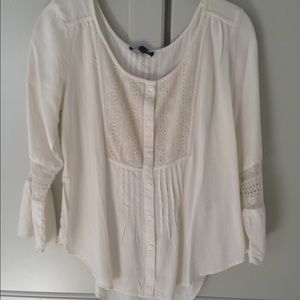 🚫🚫 SOLD 🚫🚫NWT boho top, 3/4 sleeve