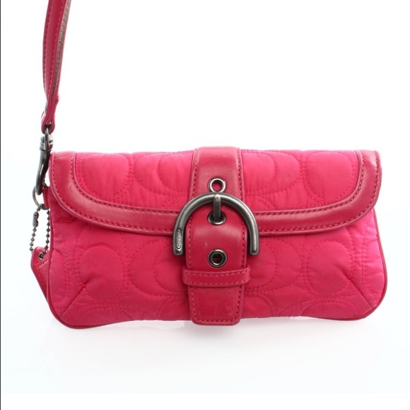 Coach Hot Pink Wristlet