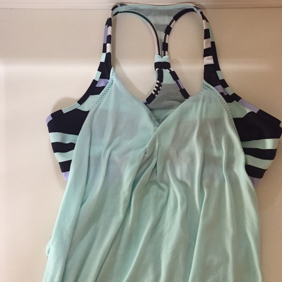 Lululemon Practice Freely Tank with Stripe Bra