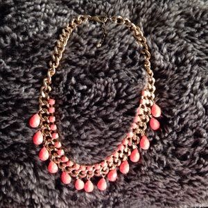 Stylish gold-toned chain statement necklace