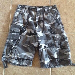 Grey Camo Cargos