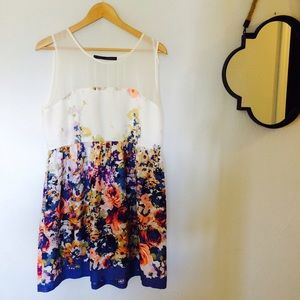Zara floral dress