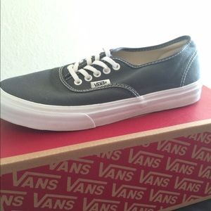 Charcoal gray vans- Womens 7.5