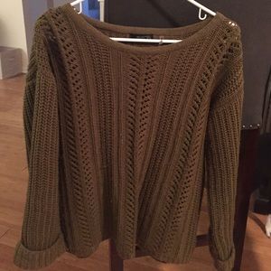 Olive green sweater