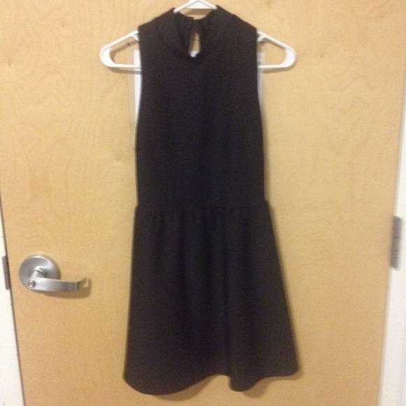 Black top shop dress
