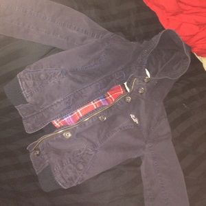 Navy Blue Hollister jacket