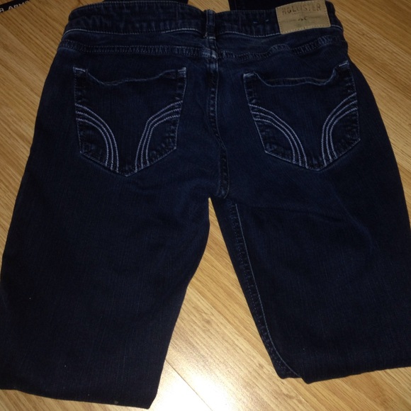 Hollister super skinny navy jeans