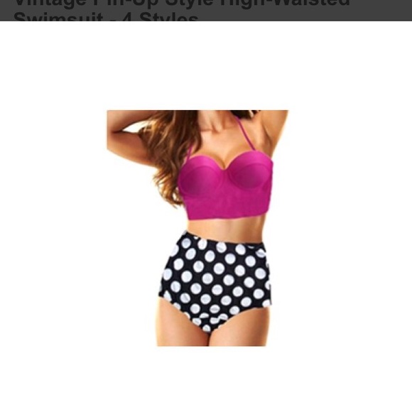 Brand new size large high waisted swim suit.