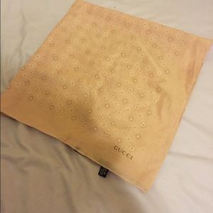 Pink Gucci scarf