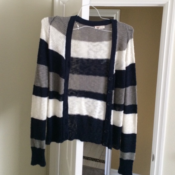 Striped cardigan