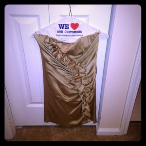 Jessica Mclintock Tan Formal Dress