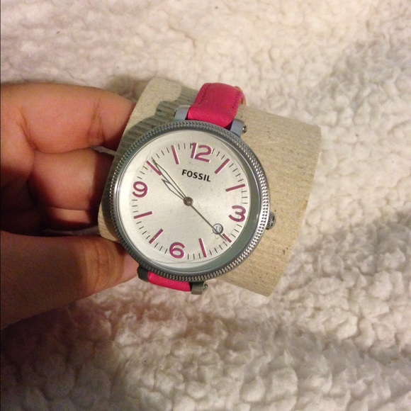 Pink Woman's Fossil Watch