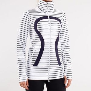 Lululemon Quiet Stripes Stride Jacket size 6