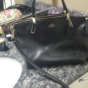 Coach leather handbag