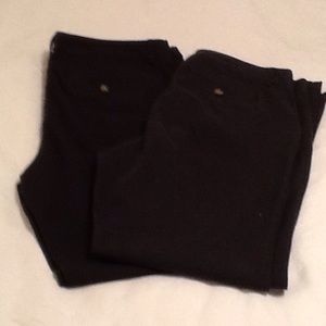 2 pairs of green jeans