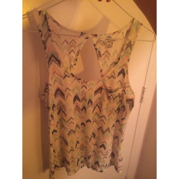 Chevron tribal tank top