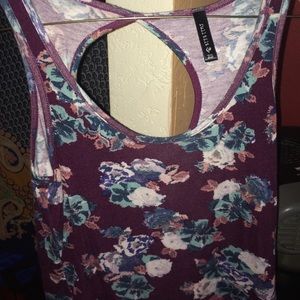Purple crop top