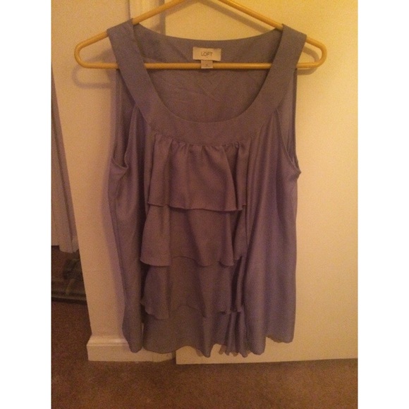 Ruffle dress tank top