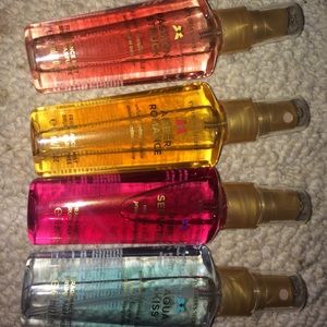Mini Victoria's Secret body sprays.