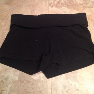 regular black yoga shorts from target size medium
