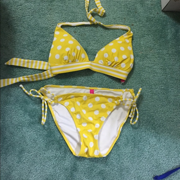 Victoria secrets yellow bathing suit