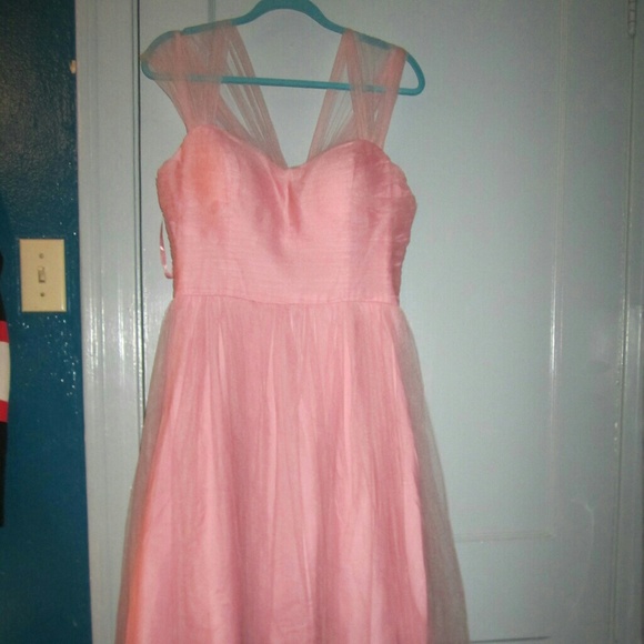 Unique Vintage Blush party cocktail prom dress.