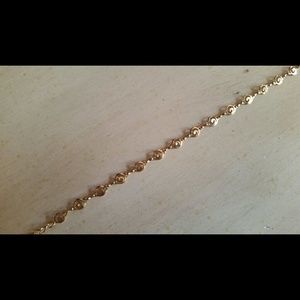 Gold Lia Sophia Ankle Bracelet