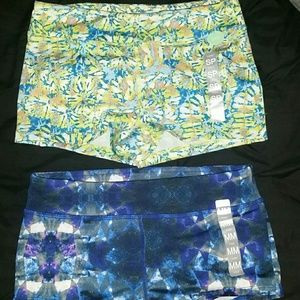 Workout spandex/volleyball shorts