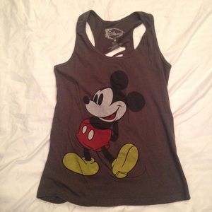 Mickey Mouse trashed racerback