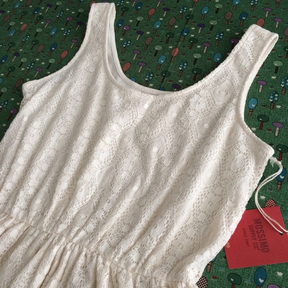 🎉HP🎉 Mossimo cream crochet dress - Picture 2 of 4