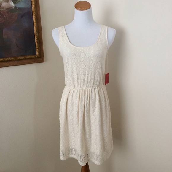 🎉HP🎉 Mossimo cream crochet dress - Picture 4 of 4