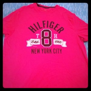 Red Tommy Hilfiger Shirt