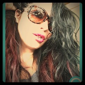 Vercace sunnies 😎😎tortoise shell with crystals!!