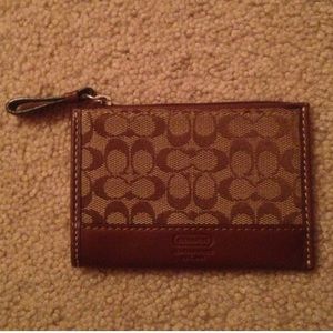 Coach coin/card holder