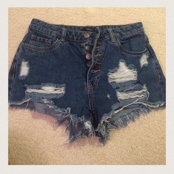 High waisted shorts