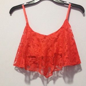 Lace crop top