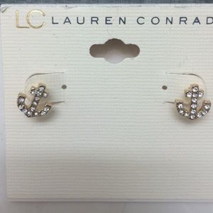 Lauren Conrad anchor earrings