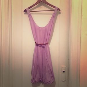 DVF Purple Bell Shaped Dress